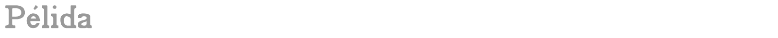 Pelida font preview